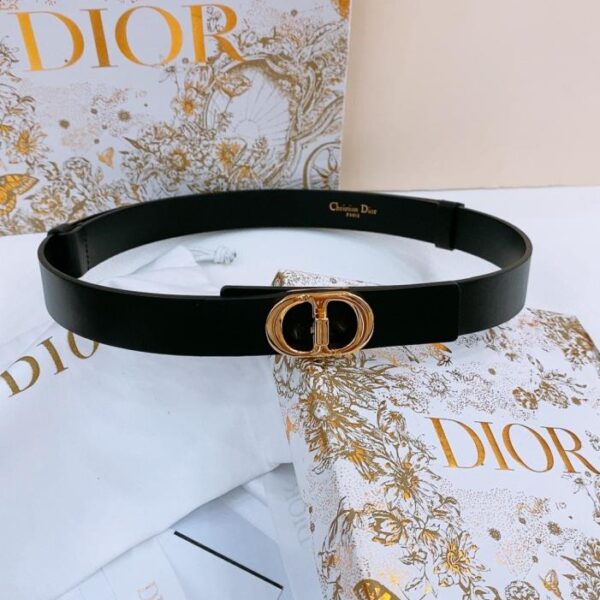 Cintura Dior Montaigne CD in pelle di vitello 2,5 cm (OC8DB)
