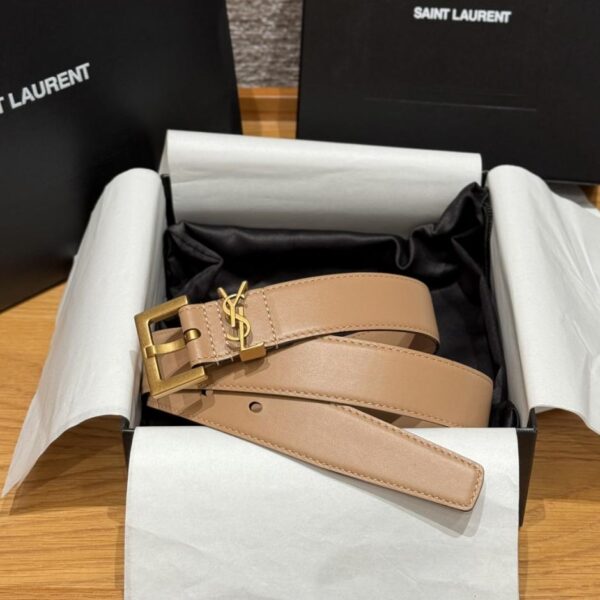 repliche,replica,perfette,siti di,affidabili,migliori siti,dove comprare,1:1,scarpe da ginnastica Cintura nuova YSL 30mm (G7LAD)