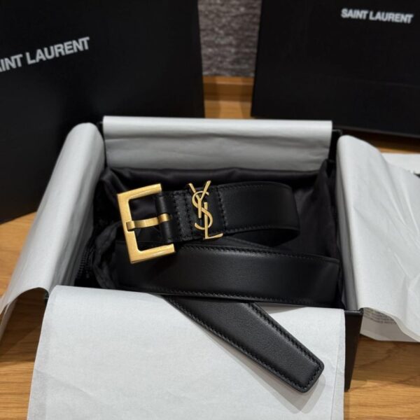 repliche,replica,perfette,siti di,affidabili,migliori siti,dove comprare,1:1,scarpe da ginnastica Cintura nuova YSL 30mm (2YBSN)