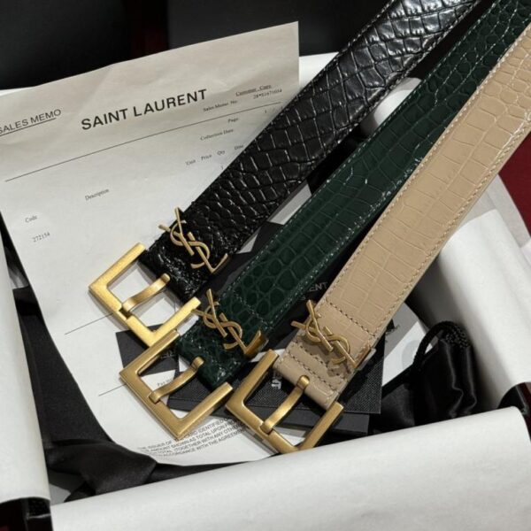 repliche,replica,perfette,siti di,affidabili,migliori siti,dove comprare,1:1,scarpe da ginnastica Cintura da donna Yangshulin YSL nuova, larghezza 3,0 cm (JZ6M1)