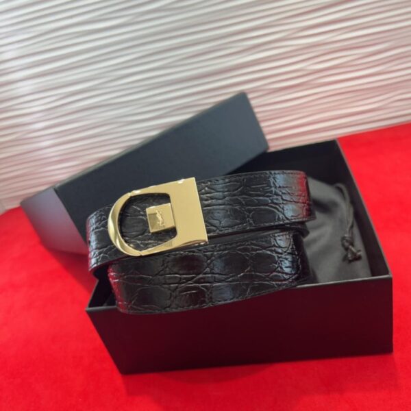 repliche,replica,perfette,siti di,affidabili,migliori siti,dove comprare,1:1,scarpe da ginnastica Cintura da donna Saint Laurent con fibbia galvanizzata oro autentico, realizzata in Italia, 3,0 cm (MYLRJ)