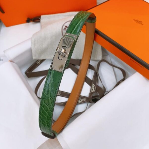repliche,replica,perfette,siti di,affidabili,migliori siti,dove comprare,1:1,scarpe da ginnastica Cintura Kelly 1.8 in pelle di vitello Epsom con stampa coccodrillo (FPU4D)