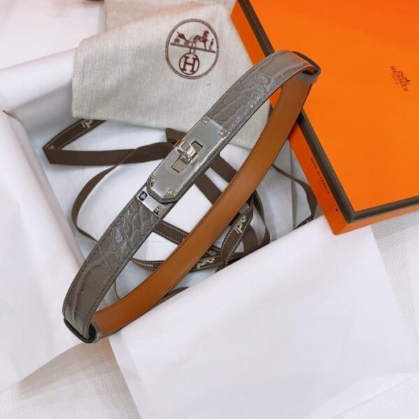 repliche,replica,perfette,siti di,affidabili,migliori siti,dove comprare,1:1,scarpe da ginnastica Cintura Kelly 1.8 in pelle di vitello Epsom con stampa coccodrillo (JCKY9)