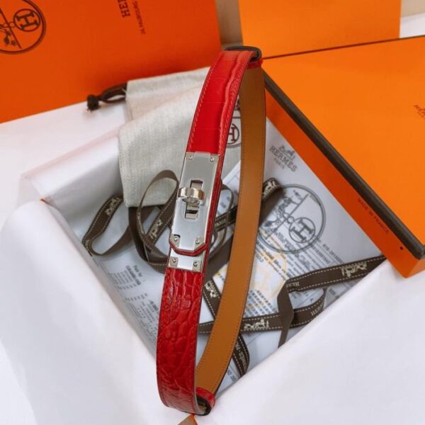 repliche,replica,perfette,siti di,affidabili,migliori siti,dove comprare,1:1,scarpe da ginnastica Cintura Kelly 1.8 in pelle di vitello Epsom con stampa coccodrillo (UPJKG)