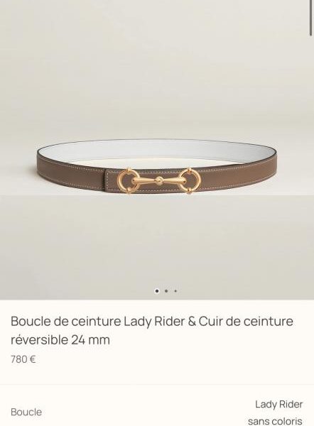repliche,replica,perfette,siti di,affidabili,migliori siti,dove comprare,1:1,scarpe da ginnastica Nuova cintura da donna Hermes in pelle Epsom importata, larghezza 24 mm, con dettagli in metallo della boutique Lady Rider (RSGXO)