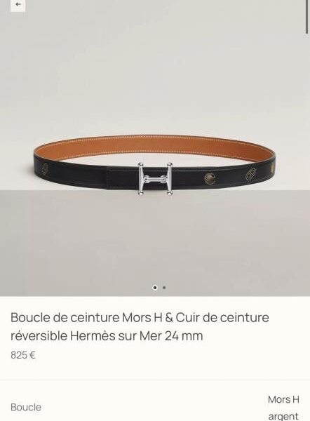 repliche,replica,perfette,siti di,affidabili,migliori siti,dove comprare,1:1,scarpe da ginnastica Cintura da donna Hermes, nuova MORS H, finiture di alta qualità, pelle Epsom importata, larghezza 24 mm (DJ1FL)