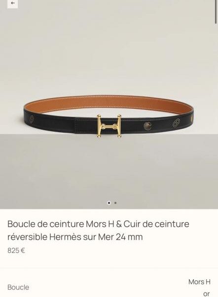 repliche,replica,perfette,siti di,affidabili,migliori siti,dove comprare,1:1,scarpe da ginnastica Cintura da donna Hermes, nuova MORS H, finiture di alta qualità con pelle Epsom importata, larghezza 24 mm (W5D4Y)