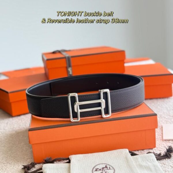 repliche,replica,perfette,siti di,affidabili,migliori siti,dove comprare,1:1,scarpe da ginnastica Cintura da uomo TONIGHT boutique in pelle Togo importata (cioccolato), larghezza 38 mm (MHI9P)