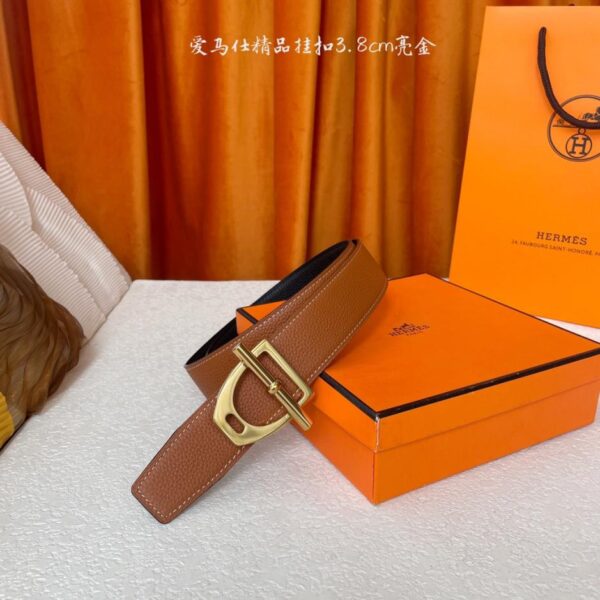 repliche,replica,perfette,siti di,affidabili,migliori siti,dove comprare,1:1,scarpe da ginnastica Cintura originale Hermes, larghezza singola 3,8 cm, importata, riutilizzabile su entrambi i lati (ZRXAJ)