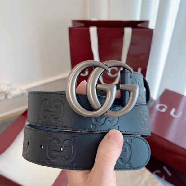 repliche,replica,perfette,siti di,affidabili,migliori siti,dove comprare,1:1,scarpe da ginnastica GUCCI Pelle di vitello classica goffrata Larghezza 4,0 cm (1UBMG)