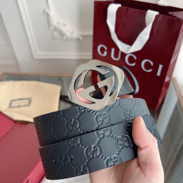 repliche,replica,perfette,siti di,affidabili,migliori siti,dove comprare,1:1,scarpe da ginnastica Etichetta orizzontale con nuovo logo in rilievo in pelle classica GUCCI, larghezza 40 mm (MTV1M)