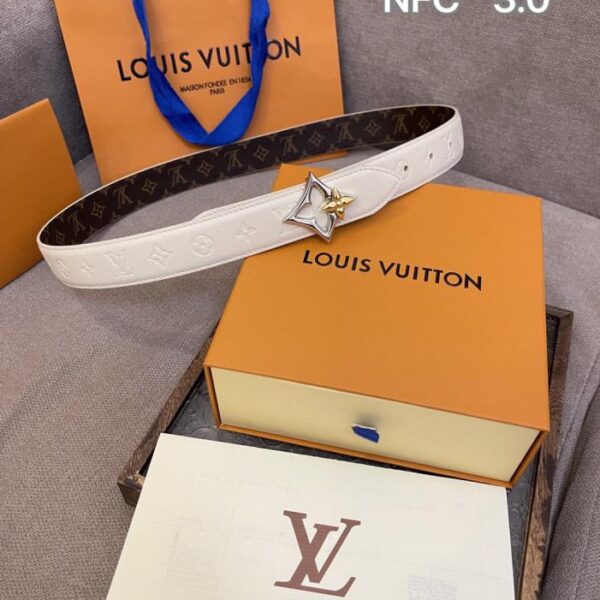 Cintura reversibile Louis Vuitton da 3,0 cm (NRNFQ)