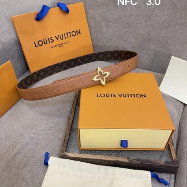 repliche,replica,perfette,siti di,affidabili,migliori siti,dove comprare,1:1,scarpe da ginnastica Cintura reversibile Louis Vuitton da 3,0 cm (VHQAH)