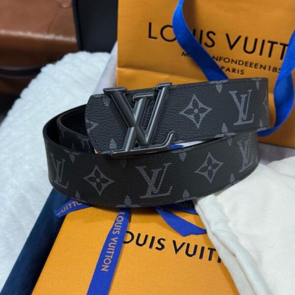 repliche,replica,perfette,siti di,affidabili,migliori siti,dove comprare,1:1,scarpe da ginnastica LV Louis Vuitton M8846 Monogramma Nero Larghezza 4,0 cm Nuova Fibbia Boutique LV (J2FWK)