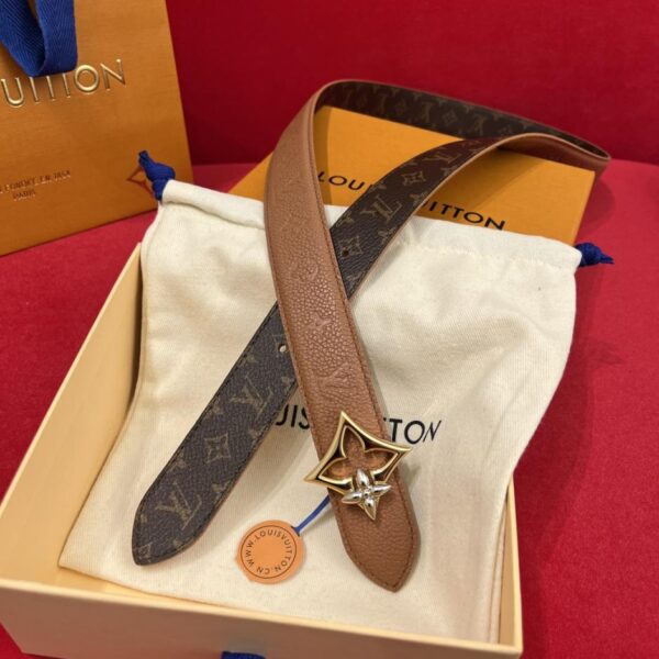 repliche,replica,perfette,siti di,affidabili,migliori siti,dove comprare,1:1,scarpe da ginnastica Cintura nuova da donna LV, larghezza 3 cm (J6WXO)