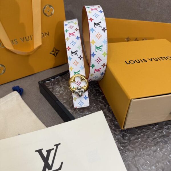 repliche,replica,perfette,siti di,affidabili,migliori siti,dove comprare,1:1,scarpe da ginnastica Cintura LV tricolore Murakami Takashi 3,0 cm (O5BAM)