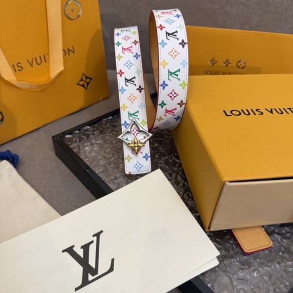 repliche,replica,perfette,siti di,affidabili,migliori siti,dove comprare,1:1,scarpe da ginnastica Cintura LV tricolore Murakami Takashi 3,0 cm (ZXQ5T)