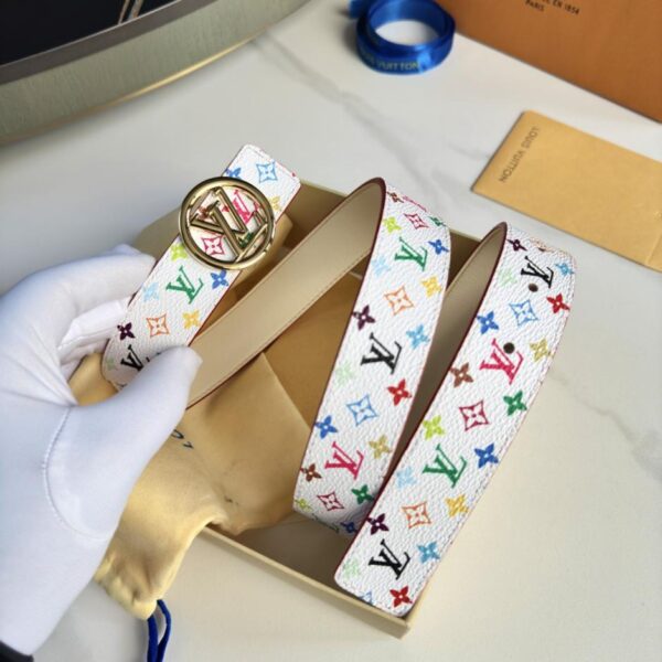 repliche,replica,perfette,siti di,affidabili,migliori siti,dove comprare,1:1,scarpe da ginnastica Cintura da donna LV, larghezza 3,0 cm, collezione Collaborative Flower (2G00F)