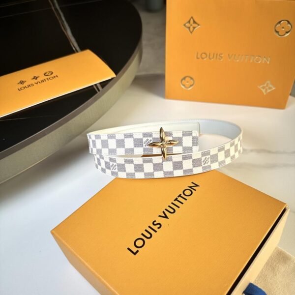 repliche,replica,perfette,siti di,affidabili,migliori siti,dove comprare,1:1,scarpe da ginnastica Cintura originale da donna LOUIS VUITTON, nuova arrivata, larghezza 25 mm (BW412)