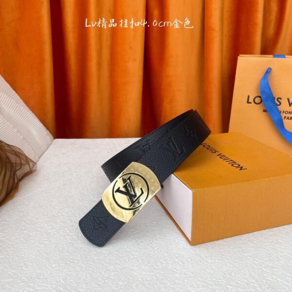 repliche,replica,perfette,siti di,affidabili,migliori siti,dove comprare,1:1,scarpe da ginnastica 【LOUIS VUITTON】Fibbia classica originale Boutique Larghezza 4,0 cm (03G8U)