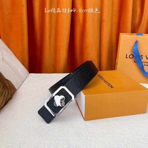 repliche,replica,perfette,siti di,affidabili,migliori siti,dove comprare,1:1,scarpe da ginnastica 【LOUIS VUITTON】Fibbia classica originale Boutique Larghezza 4,0 cm (1UKNC)