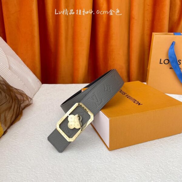 repliche,replica,perfette,siti di,affidabili,migliori siti,dove comprare,1:1,scarpe da ginnastica 【LOUIS VUITTON】Fibbia classica originale Boutique Larghezza 4,0 cm (6VD0X)