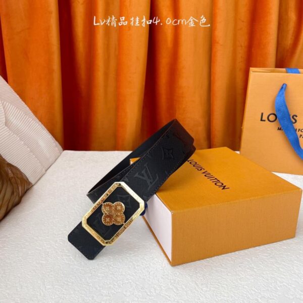 repliche,replica,perfette,siti di,affidabili,migliori siti,dove comprare,1:1,scarpe da ginnastica 【LOUIS VUITTON】Fibbia classica originale Boutique Larghezza 4,0 cm (9CVCR)