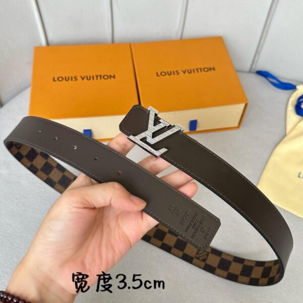 repliche,replica,perfette,siti di,affidabili,migliori siti,dove comprare,1:1,scarpe da ginnastica Cintura originale da uomo LOUIS VUITTON nuova, larghezza 35 mm (Z6SOE)