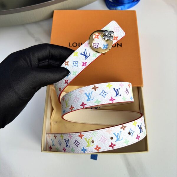 repliche,replica,perfette,siti di,affidabili,migliori siti,dove comprare,1:1,scarpe da ginnastica Cintura da donna LV, larghezza 3,0 cm, serie Joint Flower (UWXYR)
