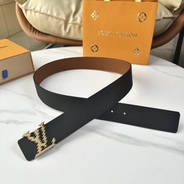 repliche,replica,perfette,siti di,affidabili,migliori siti,dove comprare,1:1,scarpe da ginnastica Cintura originale da uomo LOUIS VUITTON nuova, larghezza 40 mm (DDWZ3)