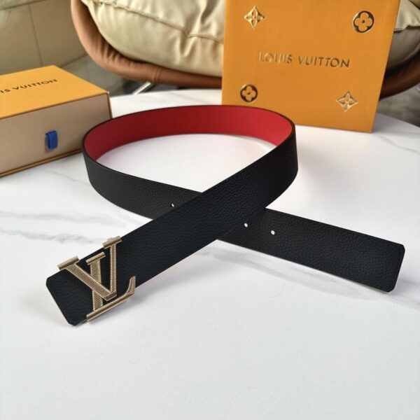 repliche,replica,perfette,siti di,affidabili,migliori siti,dove comprare,1:1,scarpe da ginnastica Cintura originale da uomo LOUIS VUITTON nuova, larghezza 40 mm (E7STZ)