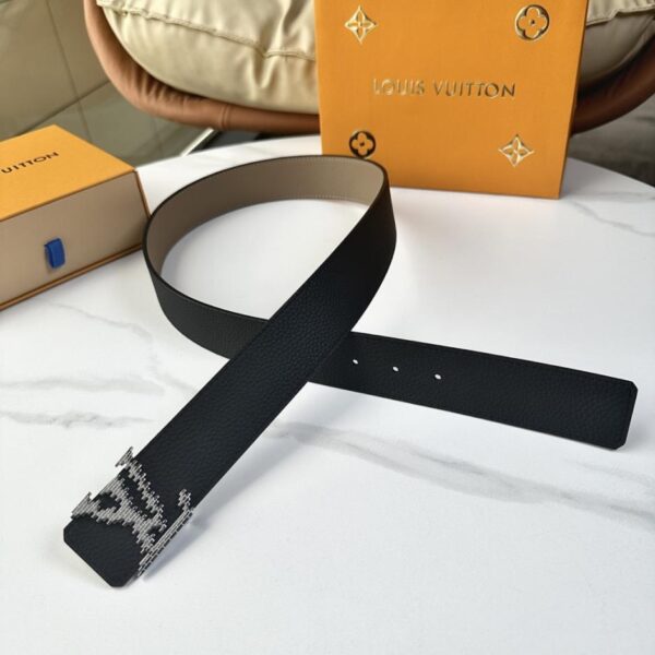 repliche,replica,perfette,siti di,affidabili,migliori siti,dove comprare,1:1,scarpe da ginnastica Cintura originale da uomo LOUIS VUITTON, nuova arrivata, larghezza 40 mm (JB8XI)