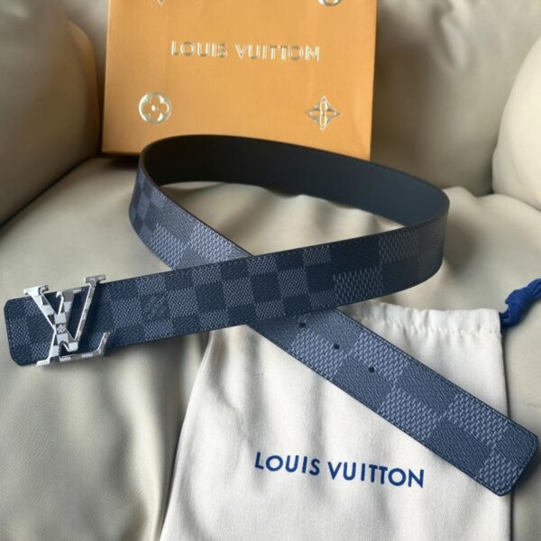 repliche,replica,perfette,siti di,affidabili,migliori siti,dove comprare,1:1,scarpe da ginnastica LOUIS VUITTON Nuova cintura originale LV larghezza 40 mm (X07SO)