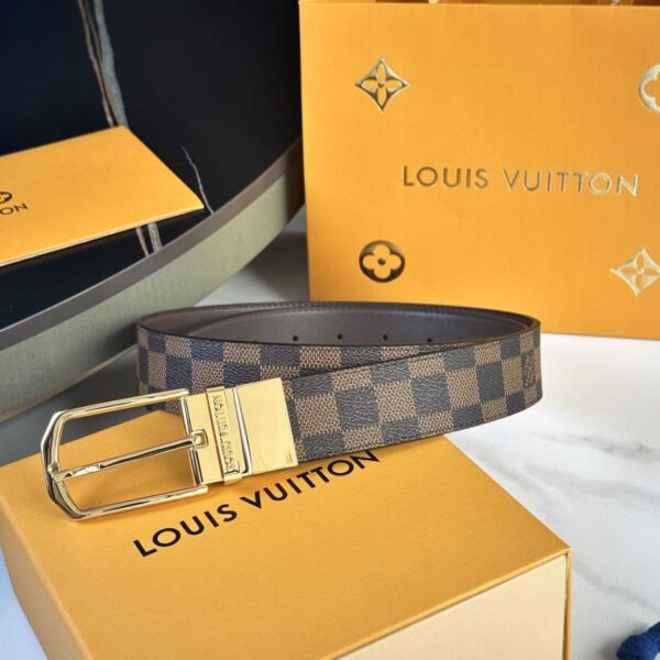 repliche,replica,perfette,siti di,affidabili,migliori siti,dove comprare,1:1,scarpe da ginnastica Cintura originale da uomo LOUIS VUITTON, nuova arrivata, larghezza 35 mm (M4B4Q)