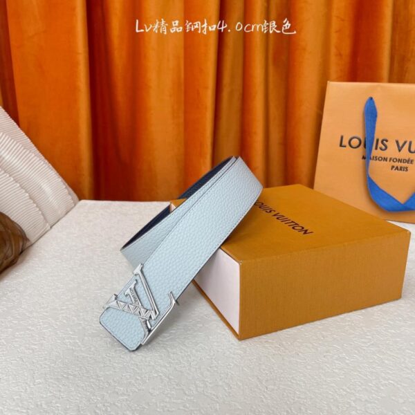 repliche,replica,perfette,siti di,affidabili,migliori siti,dove comprare,1:1,scarpe da ginnastica 【LOUIS VUITTON】 Fibbia in acciaio originale classica di qualità originale con motivo litchi su entrambi i lati, larghezza 4,0 cm (46RXH)