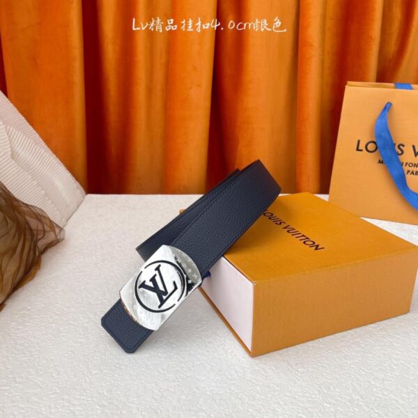 repliche,replica,perfette,siti di,affidabili,migliori siti,dove comprare,1:1,scarpe da ginnastica 【LOUIS VUITTON】 Qualità originale classica, classico motivo litchi bifacciale, fibbia originale in acciaio di alta qualità, larghezza 4,0 cm (XVQZ3)