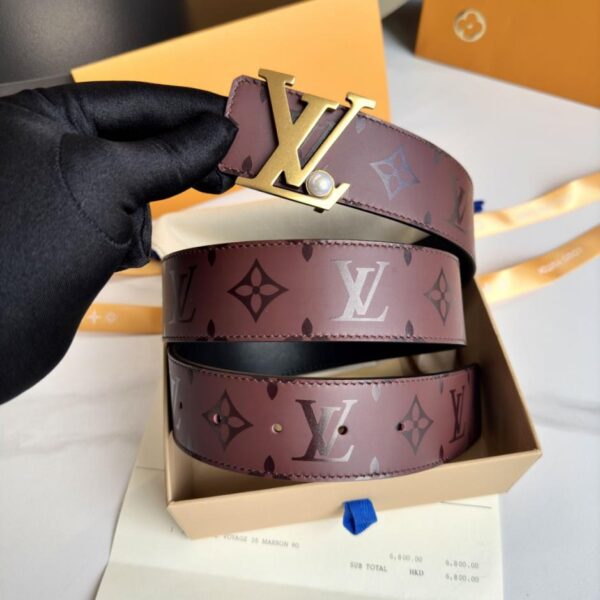 repliche,replica,perfette,siti di,affidabili,migliori siti,dove comprare,1:1,scarpe da ginnastica Cintura originale da uomo LOUIS VUITTON, nuova arrivata, larghezza 40 mm (6A1IL)