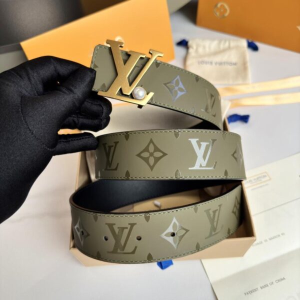 Cintura originale da uomo LOUIS VUITTON, nuova arrivata, larghezza 40 mm (FL7I2)