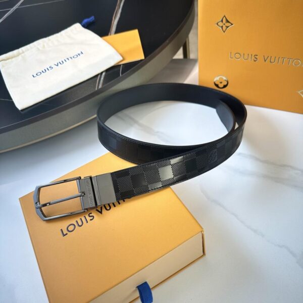 repliche,replica,perfette,siti di,affidabili,migliori siti,dove comprare,1:1,scarpe da ginnastica Cintura originale da uomo LOUIS VUITTON, larghezza 35 mm (BJIM7)