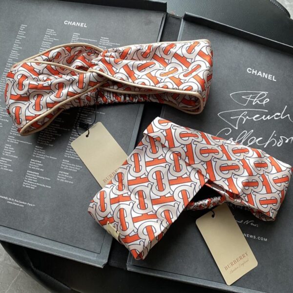 Fascia per capelli con logo Burberry, due stili disponibili, 1 pezzo/borsa semplice (F8TK2)