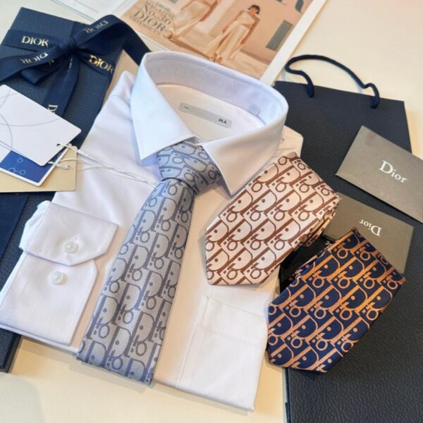 Cravatta Dior New Tie Dior da uomo con colletto CD (LDN3K)