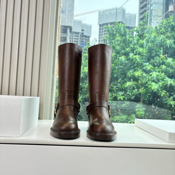 Chloé Chelsea boots stivali a metà polpaccio (KCH1E)