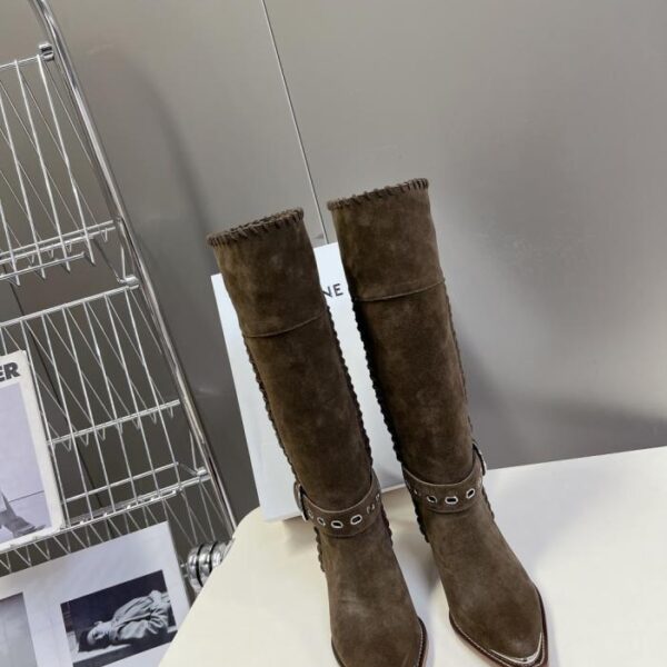 repliche,replica,perfette,siti di,affidabili,migliori siti,dove comprare,1:1,scarpe da ginnastica Stivaletti alla caviglia con gli ultimi stivali retrò alla moda CELINE (QKRE9)