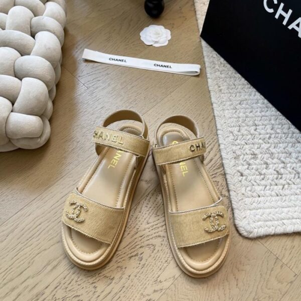 repliche,replica,perfette,siti di,affidabili,migliori siti,dove comprare,1:1,scarpe da ginnastica Chanel 25 nuovi sandali in velcro versione top (GE51X)