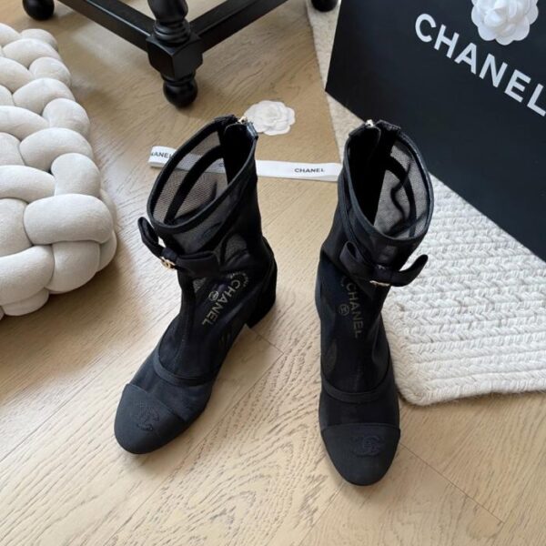 repliche,replica,perfette,siti di,affidabili,migliori siti,dove comprare,1:1,scarpe da ginnastica Nuovi stivaletti Chanel con fiocco in rete, versione top (WNR58)