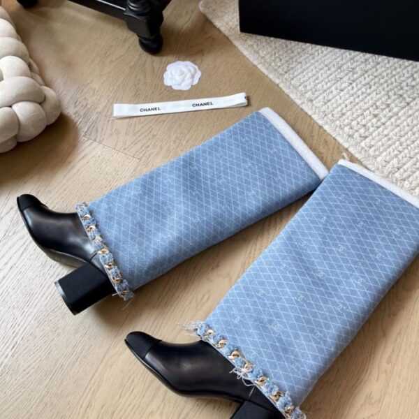 repliche,replica,perfette,siti di,affidabili,migliori siti,dove comprare,1:1,scarpe da ginnastica Chanel 25A New Chain Boots Series Top Edition (ZSWBY)