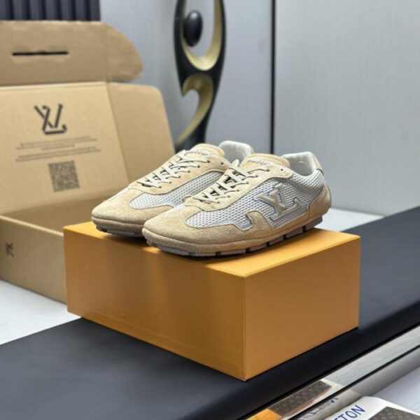 (Versione top di gamma con confezione completa) Le ultime sneakers casual in mesh della serie Rally di Louis Vuitton (KRVEU)