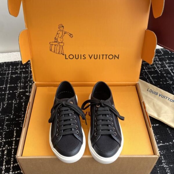 repliche,replica,perfette,siti di,affidabili,migliori siti,dove comprare,1:1,scarpe da ginnastica Louis Vuitton 25 nuove scarpe casual sportive Lagoon in tela (6R5ES)