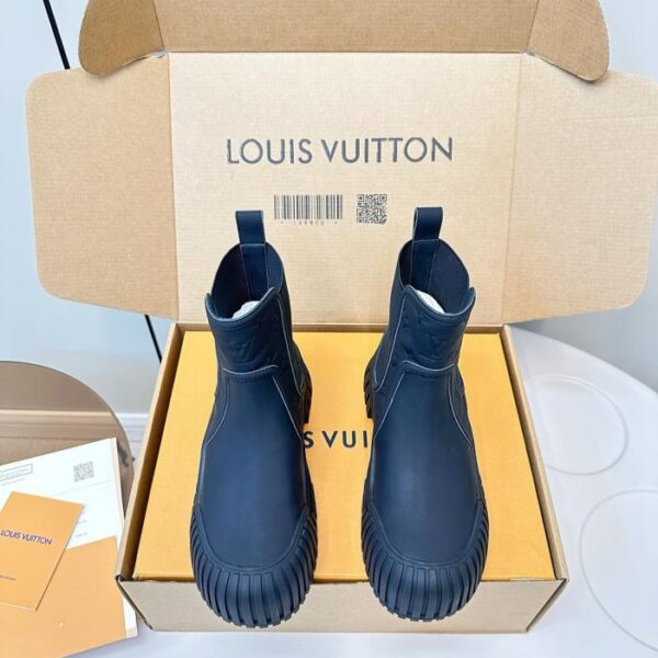 repliche,replica,perfette,siti di,affidabili,migliori siti,dove comprare,1:1,scarpe da ginnastica Versione top LOUIS VUITTON LV classic old flower goffrato Chelsea ankle boots LV Ruby ankle boots versione top (A7IGU)