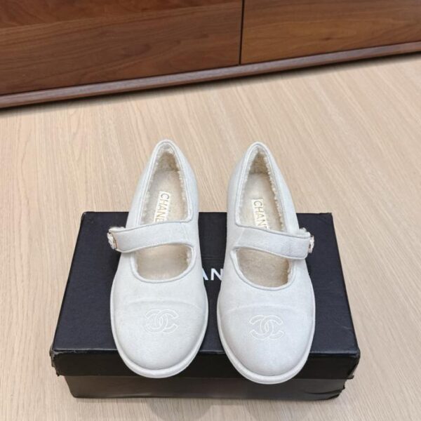 Ballerine Mary Jane CHANEL autunno/inverno in lana nuova (9TS75)